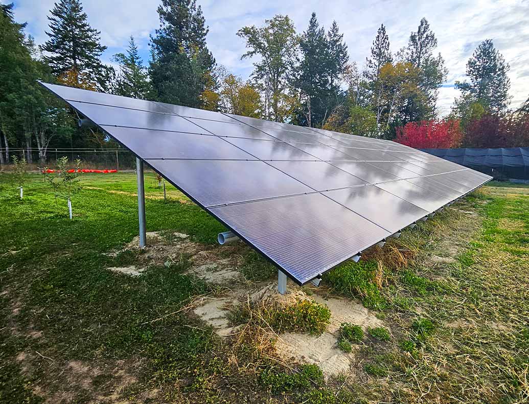 solar panel install in CDA idaho